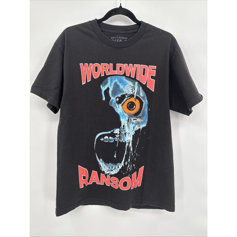 WWY x RANSOM T-SHIRT Black Size L Great Condition Collab